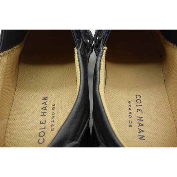 Cole Haan Grand OS Black Leather Adjustable Slip On Shoes Men\'s 9.5 M main image 2